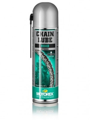 Spray ungere lant MOTOREX Chainlube Road Strong MTR 302347, volum 500 ml, alb foto