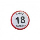 Insigna Happy Birthday, 18 ani