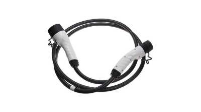 VHBW Cablu de &amp;icirc;ncărcare pentru mașină electrică, hibridă plug-in - Cablu tip 2 la tip 2, trifazat, 32 A, 22 kW, 3 m foto