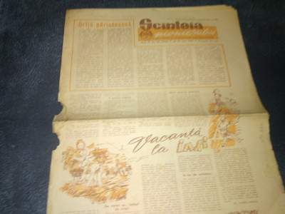 REVISTA SCANTEIA PIONIERULUI 28 IULIE 1960 foto