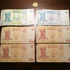 Set bancnote Republica Moldova