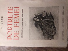 Portrete de femei- C.Gane, bibliofilie
