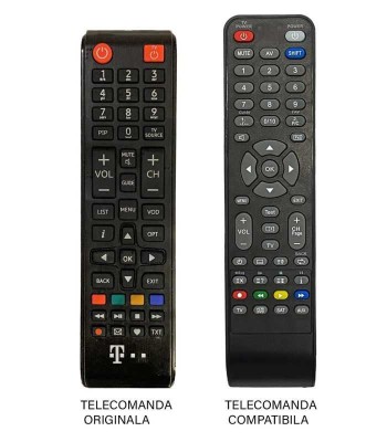 Telecomanda compatibila pentru reciver Telekom (452) foto