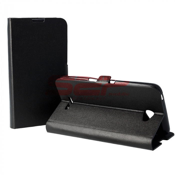 Toc FlipCover Stand Magnet Sony Xperia X NEGRU