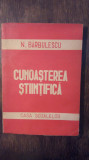 CUNOASTEREA STIINTIFICA- N. BARBULESCU