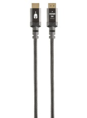 Cablu Hdmi 2.1 Spartan Gear Lungime De 1,5m Aluminiu Cu Dopuri Placate Cu Aur PC|PS5