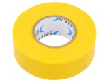 Bandă Electroizolantă Galbenă 25mm x 25m