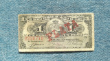 1 Peso 1896 Cuba stampila PLATA