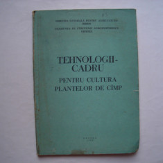 Tehnologii-cadru pentru cultura plantelor de camp