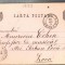 AX 162 CP VECHE -DOMNULUI MAURICIU COHEN (MUZICIAN) -BUCURESTI -CIRC. 1889