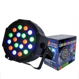 LICHIDARE STOC! PROIECTOR LUMINI RGB ,PAR CU LEDURI,18 LED x 3 WATT,AFISAJ,DMX.