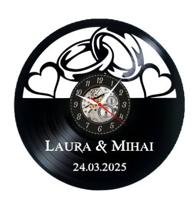 NUNTA- LOGODNA-ceas de perete foto