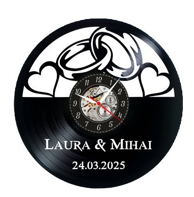 NUNTA- LOGODNA-ceas de perete