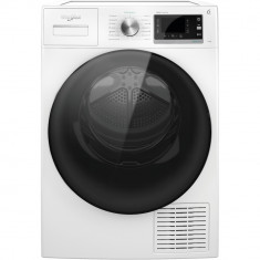 Uscator de rufe Supreme Silence Whirlpool W6D84WBEE, Pompa de caldura, 8 kg, Clasa A+++