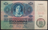 Cumpara ieftin Bancnota istorica 50 COROANE - ROMANIA (AUSTRO-UNGARIA), anul 1914 * cod 100