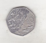 bnk mnd Anglia Marea Britanie 50 pence 1994 Debarcarea din Normandia