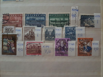 Austria, Portugalia, Spania 1937-2014 - 31 serii complete stampilate foto