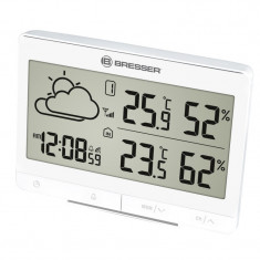 Statie meteo Bresser TemeoTrend LGX RC, termometru, higrometru, alarma, ecran digital foto