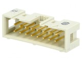 Soclu IDC tată 16 pini drept THT 1,27mm 2,54mm