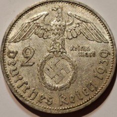 Germania Nazista 2 reichsmark 1939 B argint