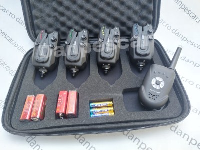 Set 4 Avertizori cu Statie Wind Blade 4 culori Mufa Jack si penar model 522 foto