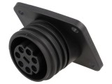 Conector Circular Soclu Mamă 7 PIN Nichelat Buccaneer 900 PX0941/07/S
