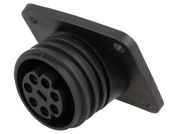 Conector circular mamă 7 pini IP68