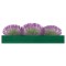 Gossi strat inaltat de gradina, verde, 320x40x45 cm, otel galvanizat