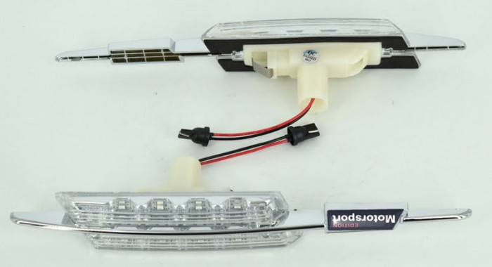 Lampi laterale LED semnalizare transparente compatibile BMW. COD: ART-7133 Automotive TrustedCars