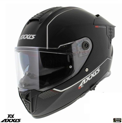 Casca integrala pentru scuter - motocicleta Axxis Hawk SV A1 negru mat (ochelari soare integrati) &amp;ndash; tip viziera: MT-V-31 S (55/56cm) foto