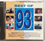 Various &lrm;&ndash; Best Of 93 _ NM / NM dublu cd , 2 x cd muzica anii 90 , synth pop _ EastWest , Germania, 1993