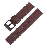 Curea piele naturala, compatibila Samsung Galaxy Watch 5, 40mm, telescoape Quick Release, Maro