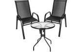 Set mobilier de terasa,masa rotunda,3 piese