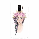 Husa silicon pentru Samsung S9 Plus, Unicorn Girl