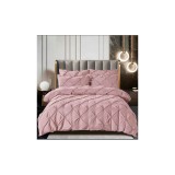 Cumpara ieftin Lenjerie de Pat Finet cu Elastic, Pliuri Brodate, 6 pcs - JOJ517