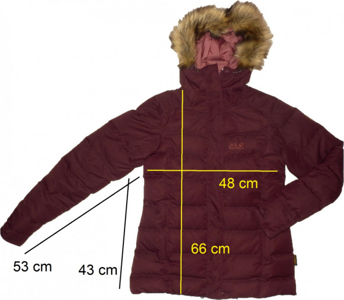 Geaca puf de gasca JACK WOLFSKIN Storm, model nou (dama S) cod-217892