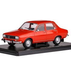 Macheta auto Dacia 1300 rosie, din 1970, scara 1:24