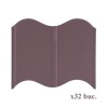 Bordura gazon din plastic, maro, set 32 buc, 5.1 m x 120 mm, Strend Pro