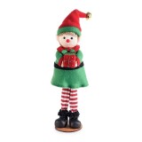 Figurina Elf textil multicolor 6x24 cm