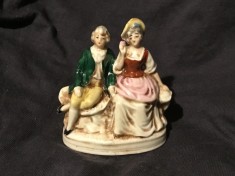 Vintage / Colectie - Bibelou femeie si barbat haine de epoca prima parte a sec XX model deosebit Germany !