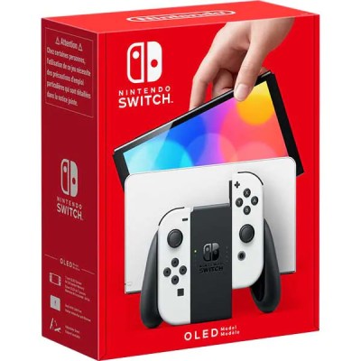 Consola Nintendo Switch OLED cu Joy-Cons WHITE/ALB Second-Hand SH foto