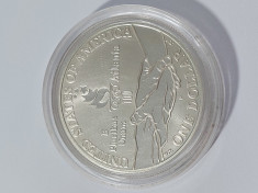 Moneda argint 1 dolar 1995-P paralimpic alergatori orbi Atlanta USA(10) foto