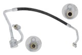 Conducta inalta presiune AC Land Rover Discovery Sport 20, Range Rover Evoque 20; motor 2.0 Si4, 2.0 T, locatie compresor-condensator, iesire