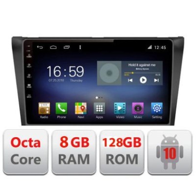 Navigatie Mazda 3 2009-2014 F-034 Octa Core cu Android Radio Bluetooth Internet GPS WIFI DSP 8+128GB 4G CarStore Technology foto