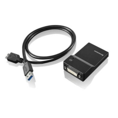 Adaptor Video Refurbished Lenovo Displaylink Usb3.0 To Dvi-I Model An9017D1 foto