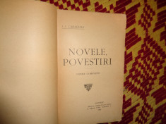 caragiale - novele povestiri / opere complete an 1908/253pagini / carte veche foto