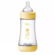 Biberon biofunctional anti-colici Chicco Perfect5 240ml, PP, tetina silicon, flux mediu, unisex, 2luni+