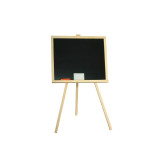 Tablita de lemn, neagra, 84 cm + suport + accesorii - Tupiko