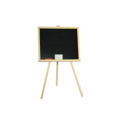 Tablita de lemn, neagra, 84 cm + suport + accesorii - Tupiko foto