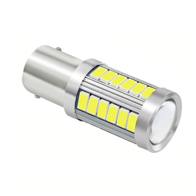 Bec Led Auto Techstar&amp;reg; BA15S, 1156, Alb Rece, 6000K, 12V, 660 lm foto